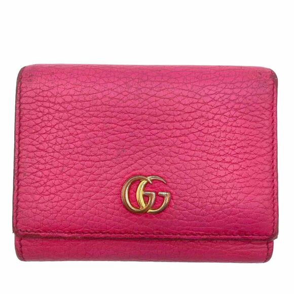 Auth Used Gucci Leather Wallet Italy Gg #130461G95B - Picture 1 of 14
